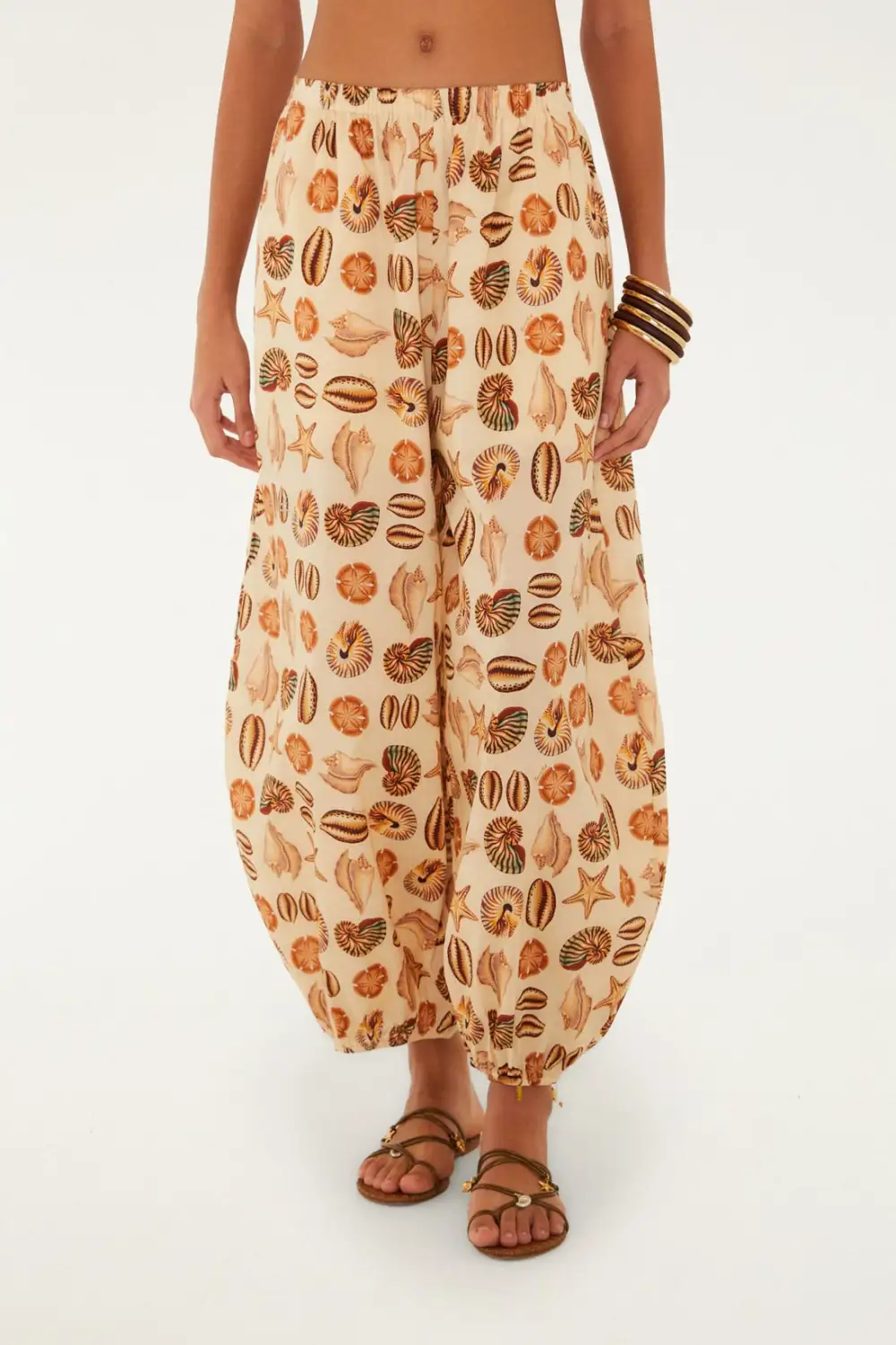 Balloon Leg Cotton Pants