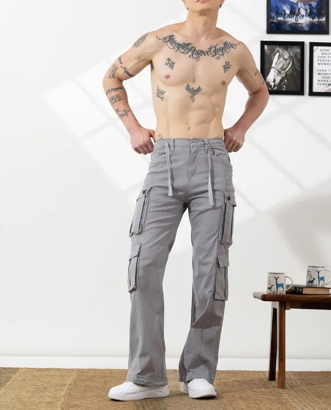 Light Grey Cargo Pants