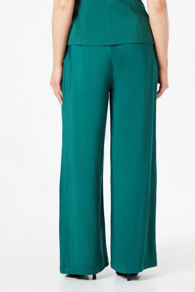 Casual Style Tailored Wide Leg Trouser