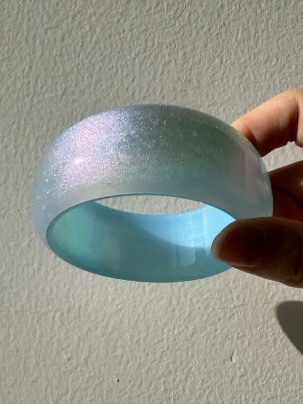 Geometric Resin Polished Bracelet