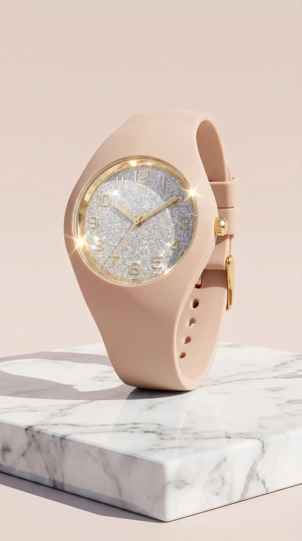 Silicone Glitter Fashion Watch