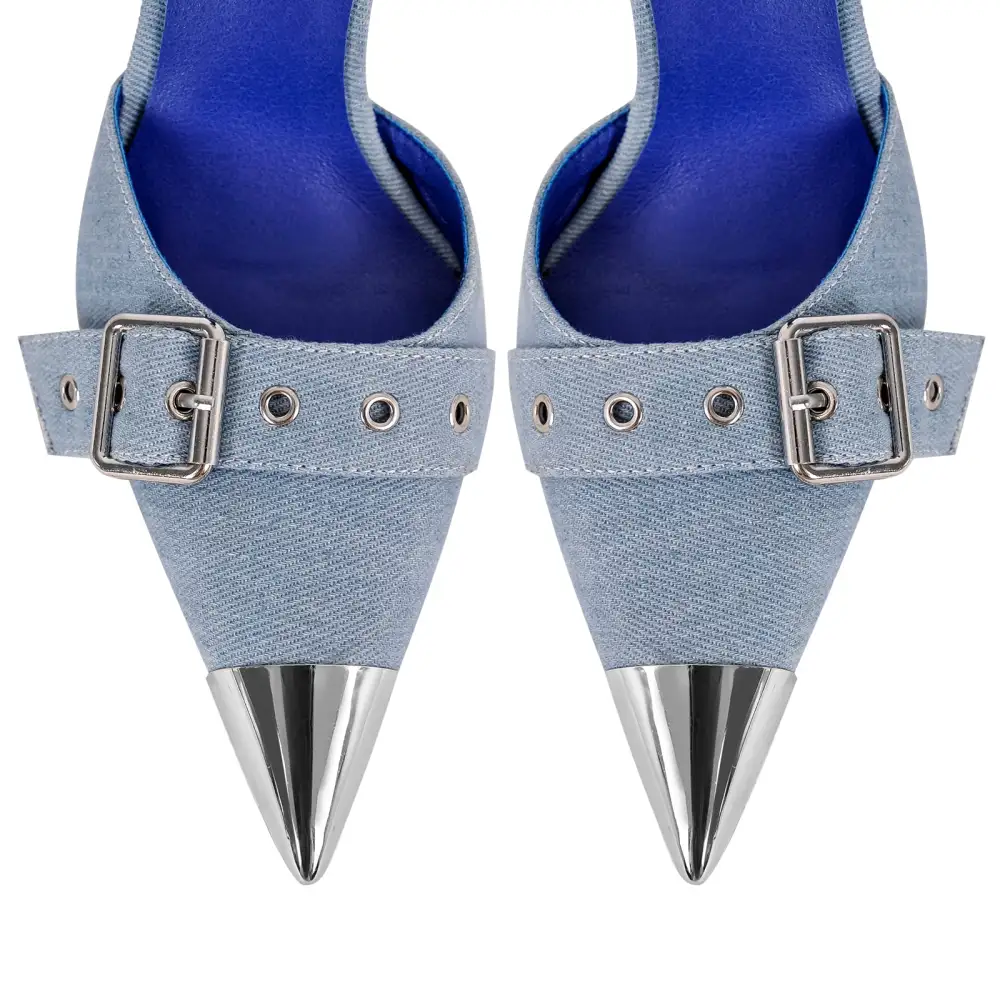 Modern Pointed Toe Stiletto Ankle Strap Pumps