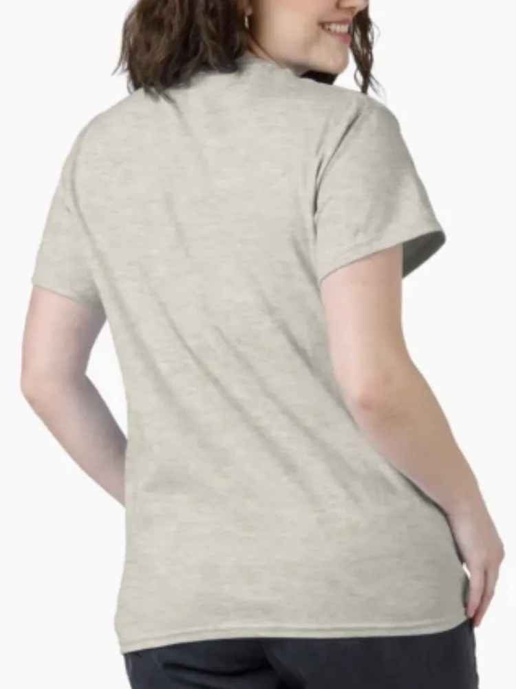 Women's Casual Gardening Scene Print Crew Neck Short-Sleeve T-Shirt
