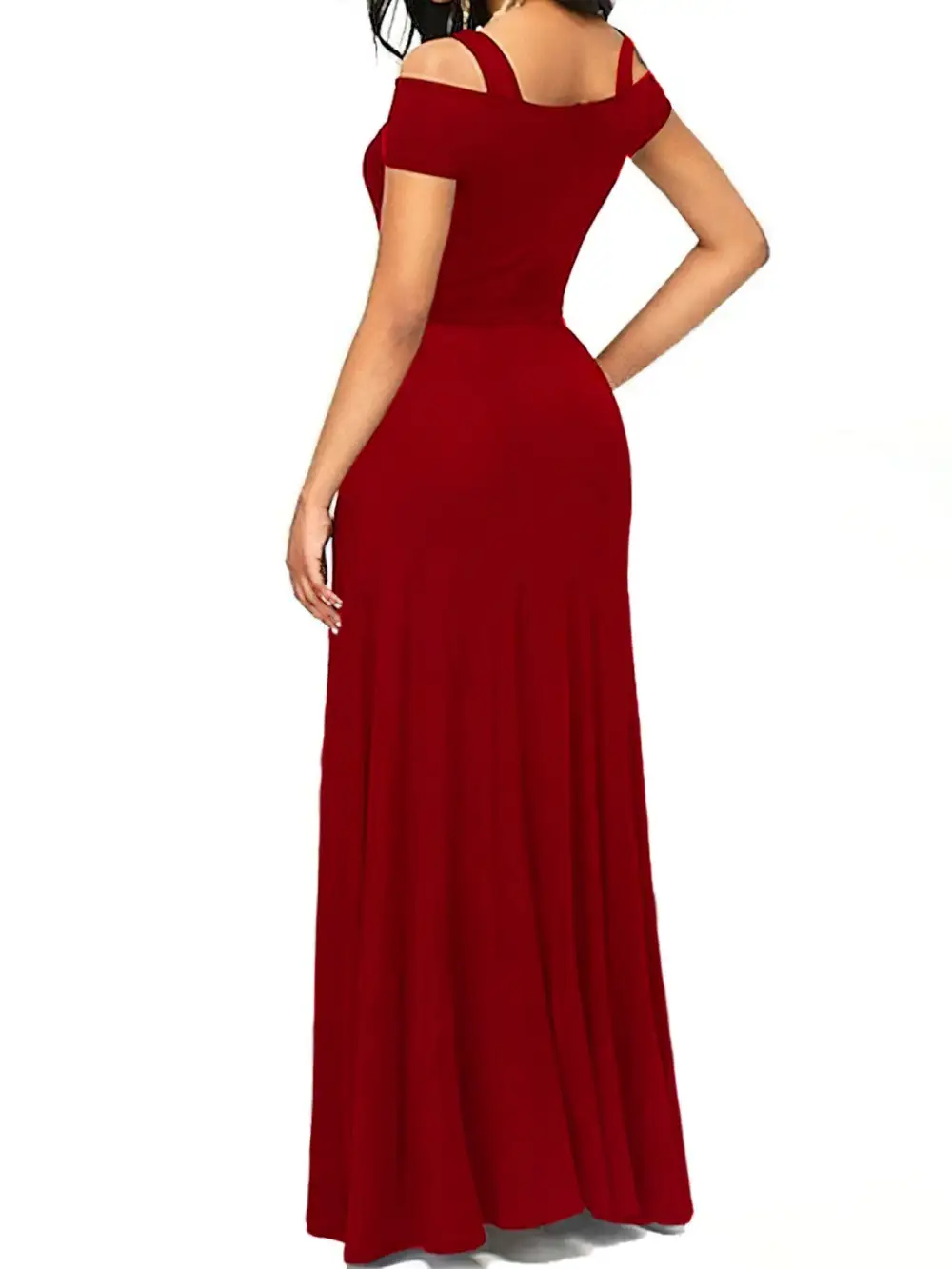 Wearable Cut Slit Maxi Dress