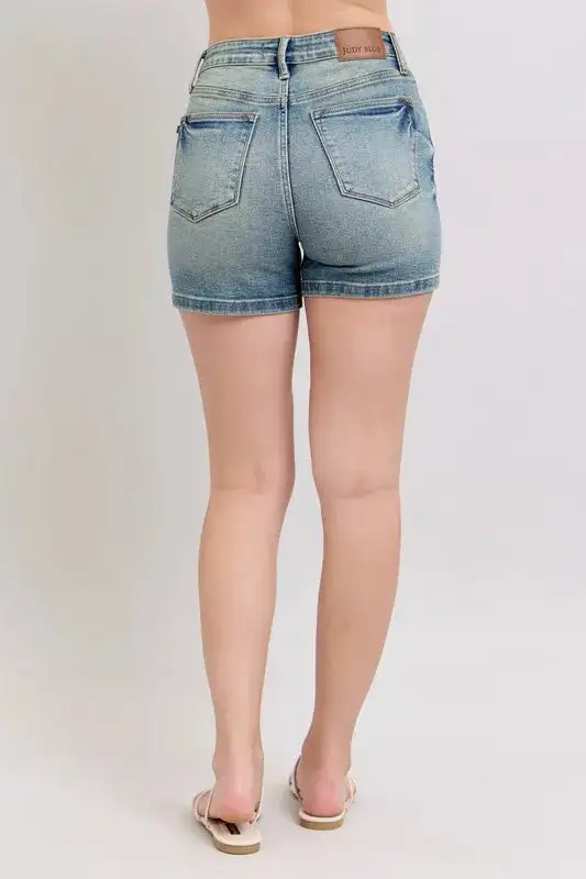 Front Vintage Wash Shorts