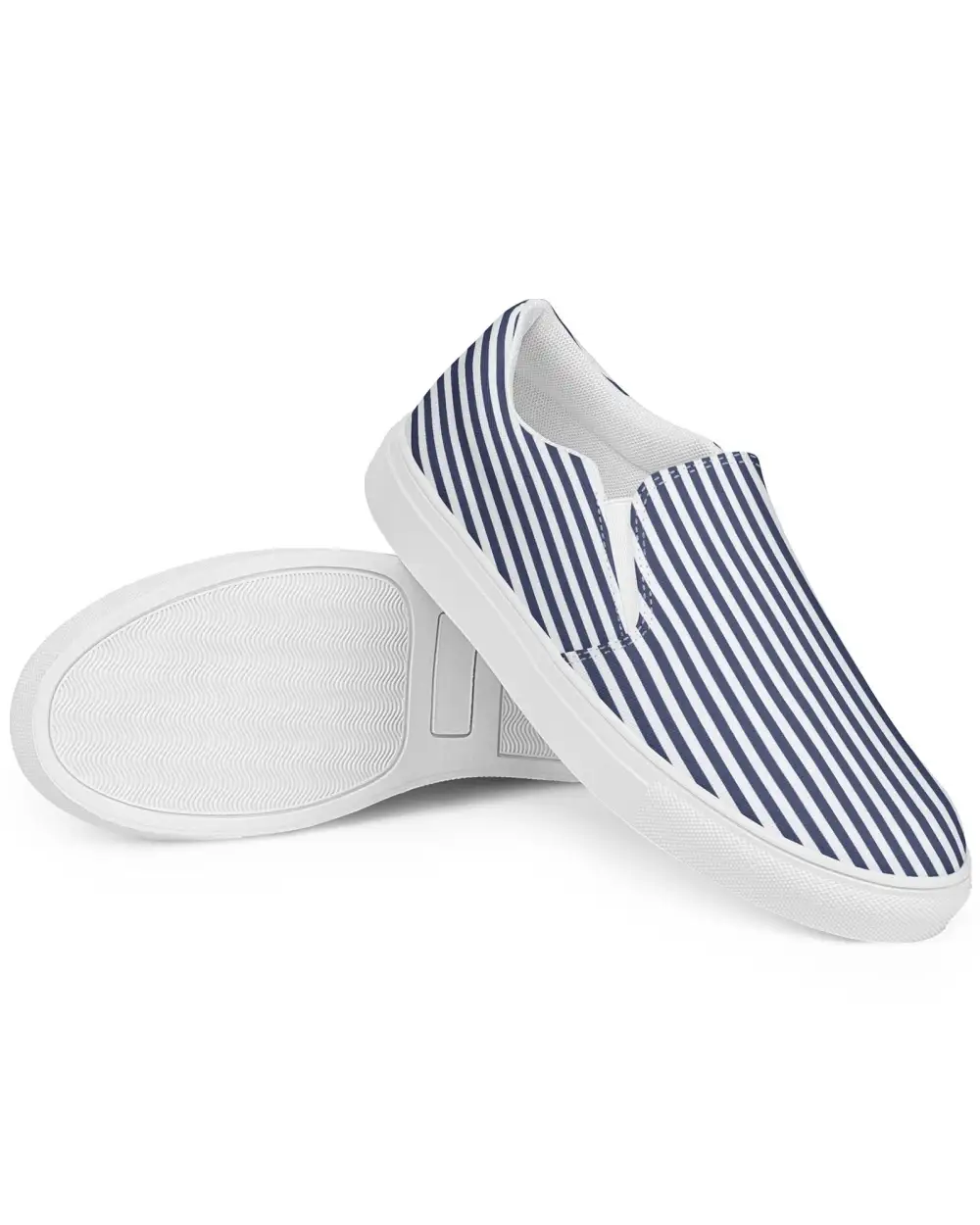 Nautical Stripe Slip On Shoes