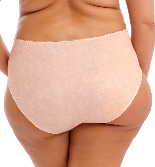 Modern High-Waist Stretch-Lace Cotton Full-Coverage Brief Panty