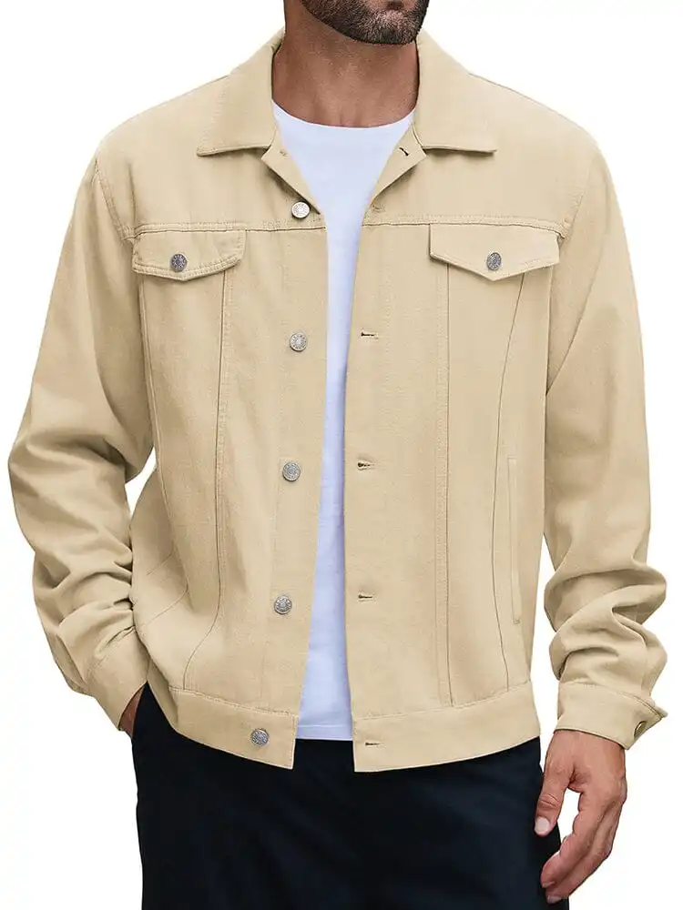 Leisure Cotton Denim Jacket