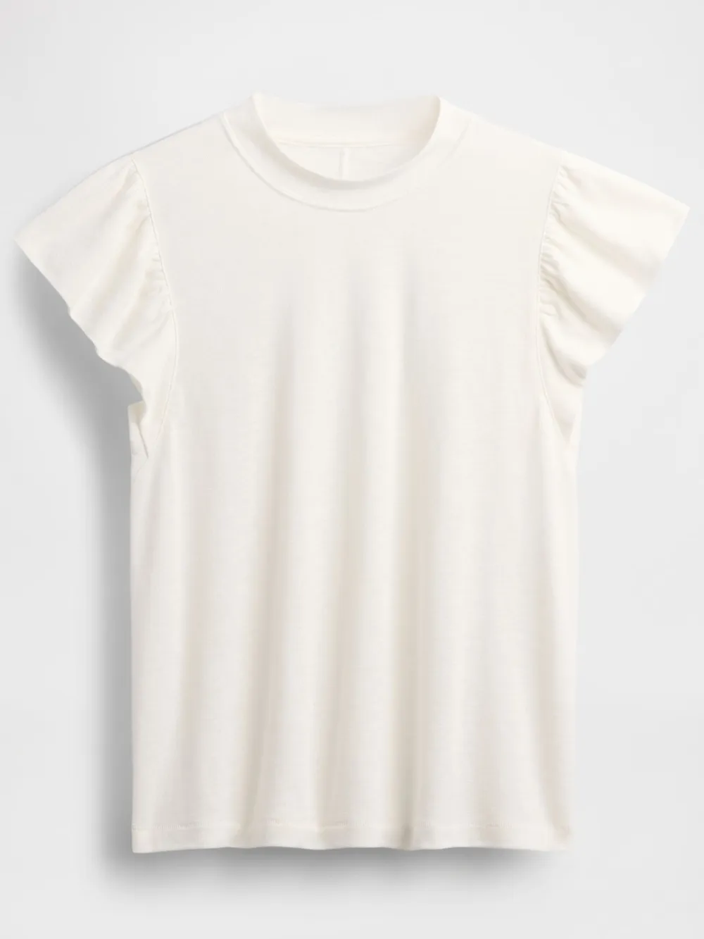 Solid Color Fitted T-Shirt