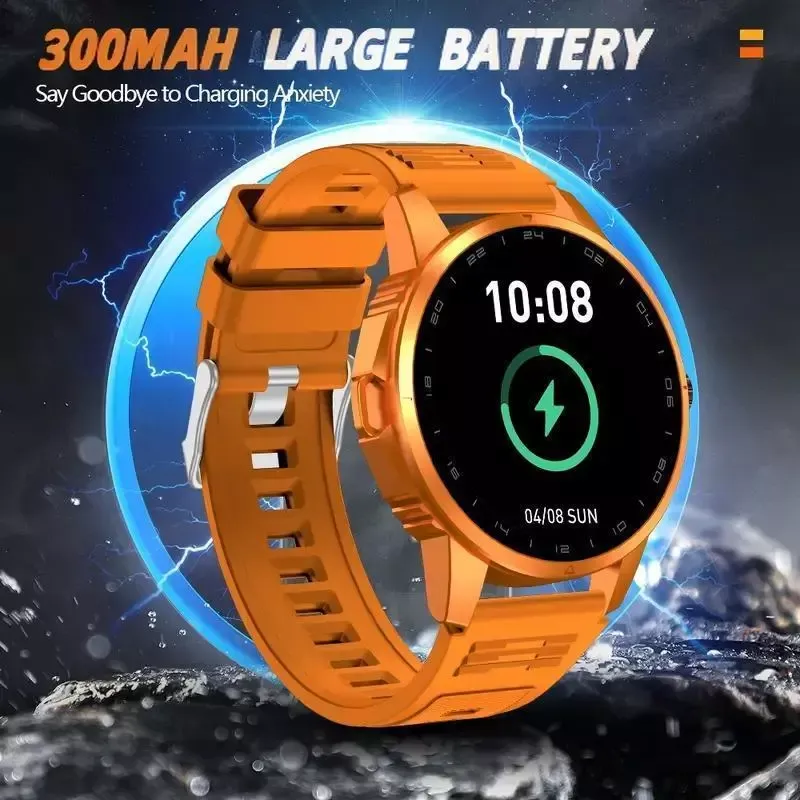 Men  Full Metal Bluetooth Call Smart Watch Waterproof Fitness Tracker