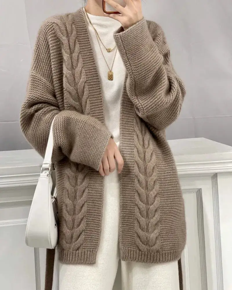 Cashmere Relaxed-Fit Cardigan