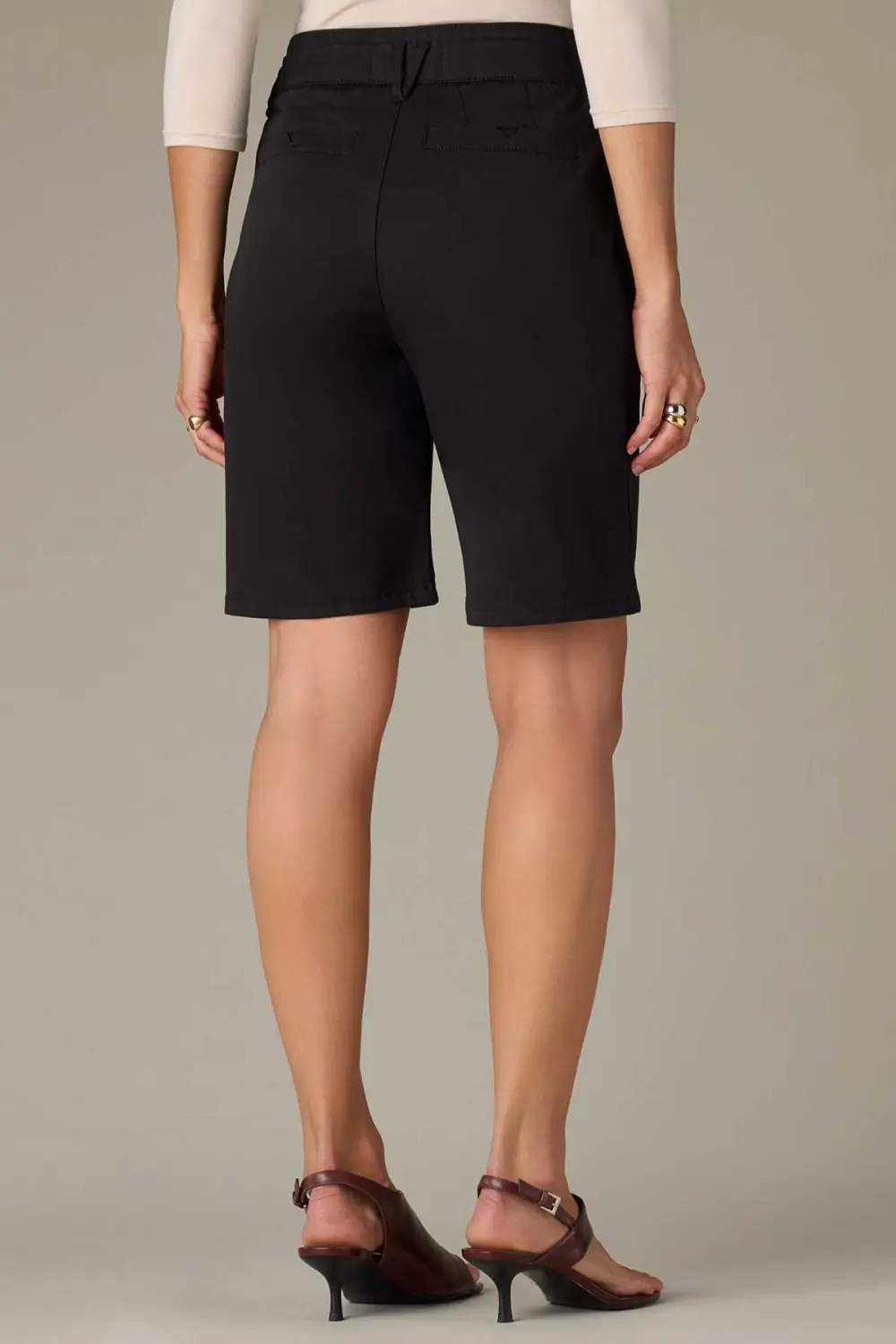 Everyday  Double Waistband Bermuda Trouser Shorts