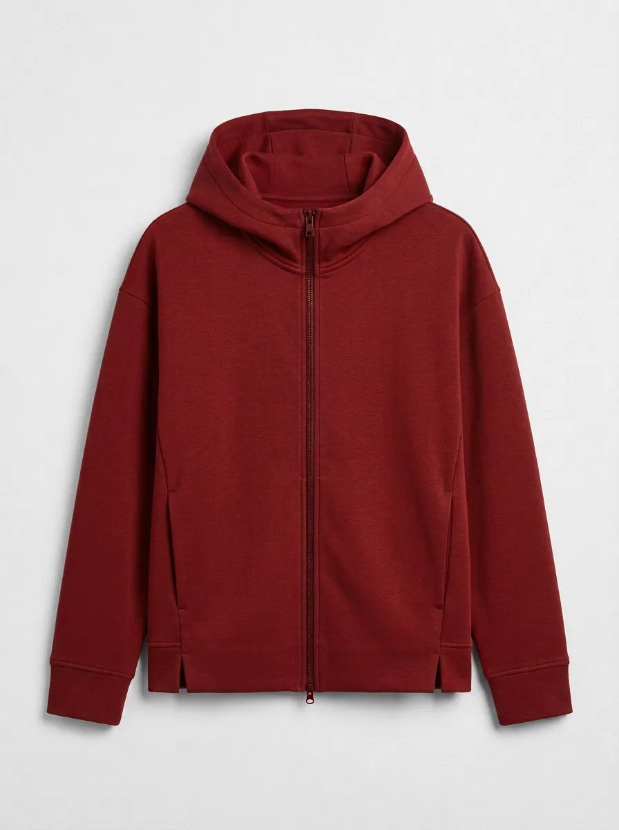 Everyday Zip-Up Minimalist Solid Style Men's Hoodie
