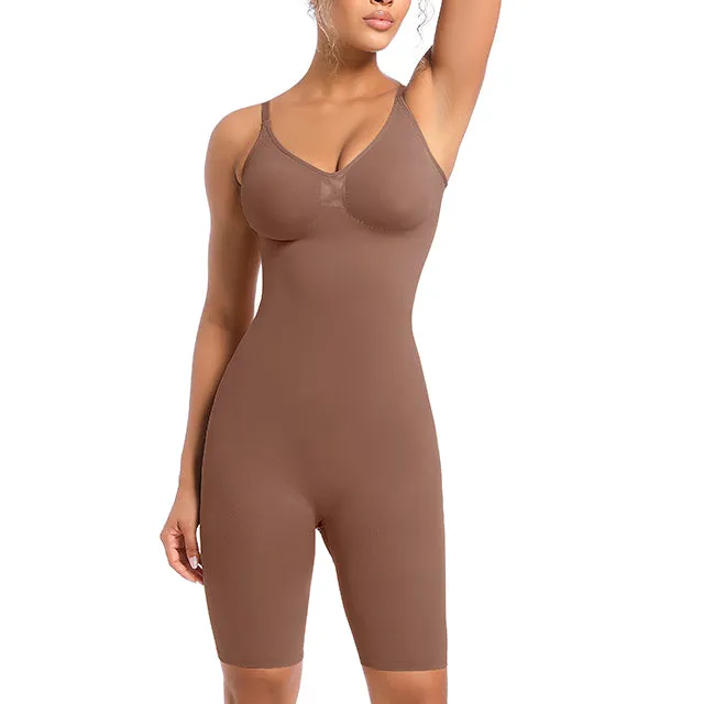 Seamless Mid Thigh Shaping Bodysuit
