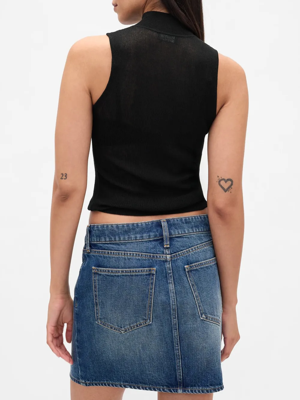 Slim Fit Sleeveless Sweater