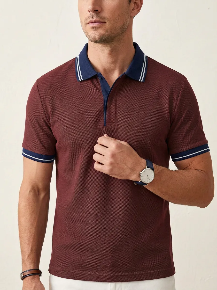 Men's Classic Comfort Pique Polo Shirt