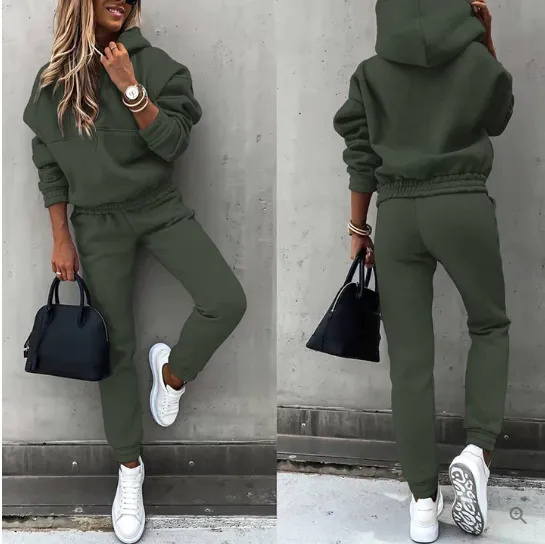 Knit Hooded Active Set
