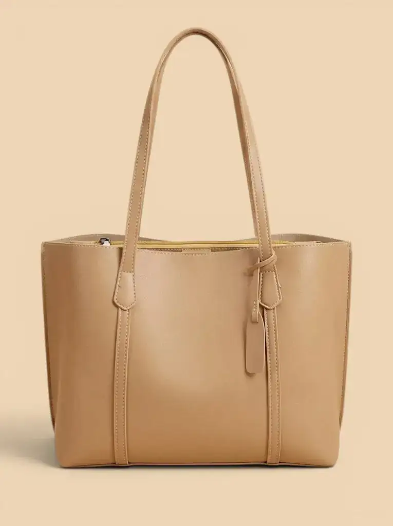 School Vegan Leather Handbag