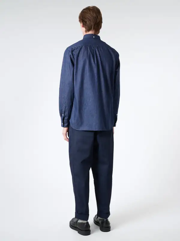Men's Denim Chest Pocket Shirt