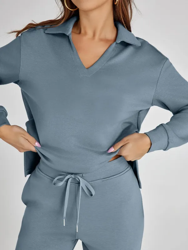 【🔥Final Day Promotion】Women's  Two-piece Casual Long-sleeved Sportswear Suit✨