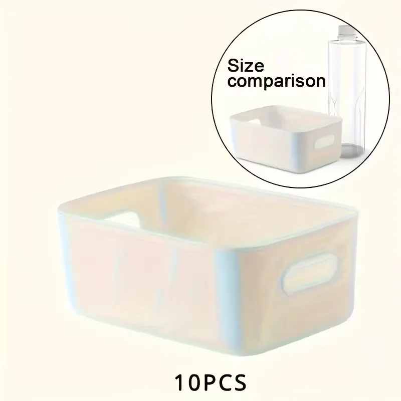 10-Pack Handheld Storage Bin