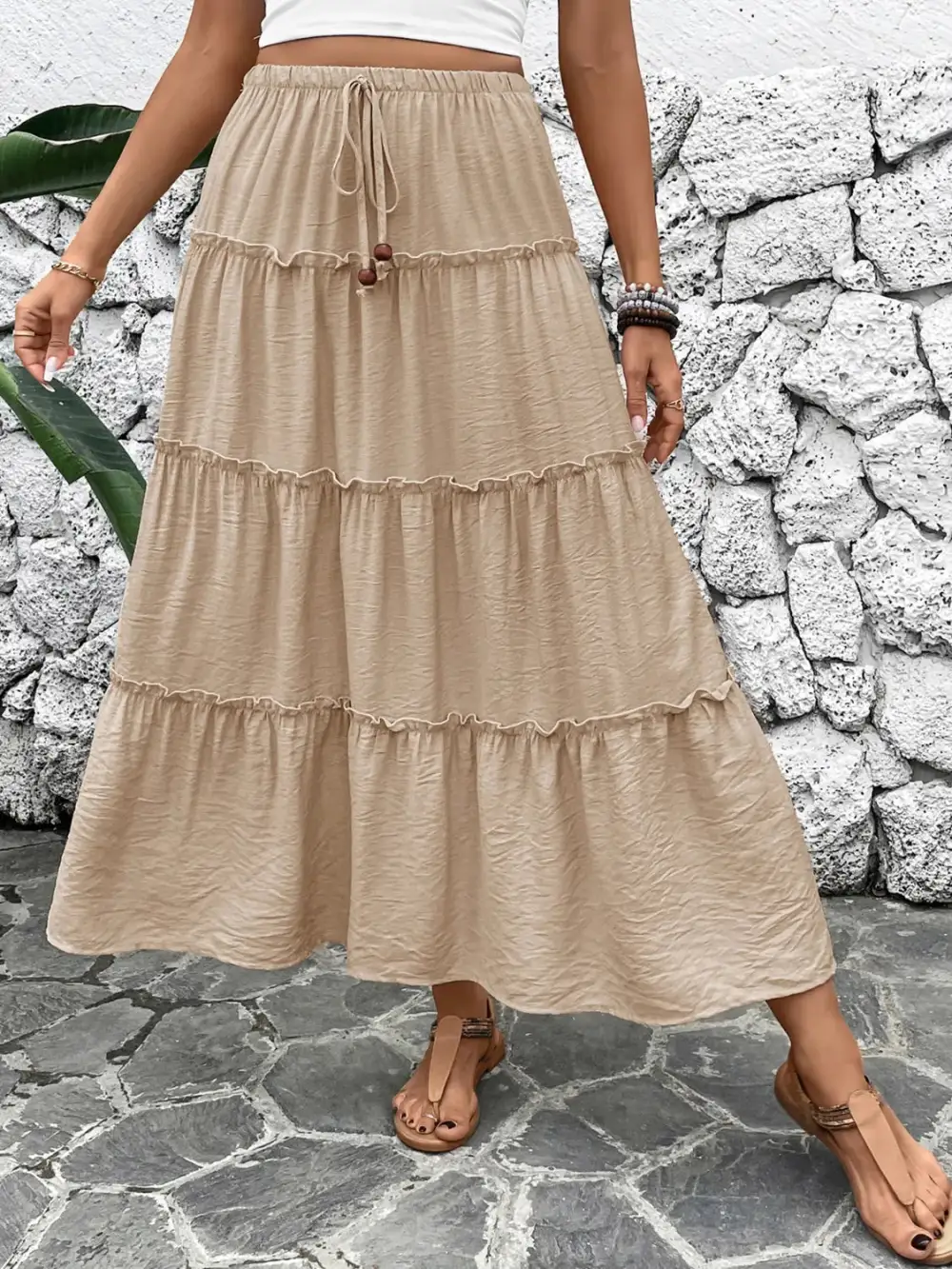 Everyday Tiered Frill Skirt