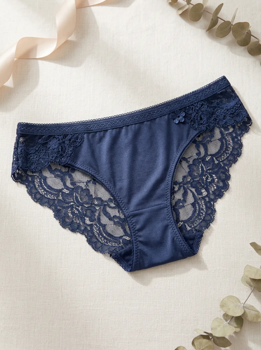 Women's Easygoing Floral Lace Trimmed Panties