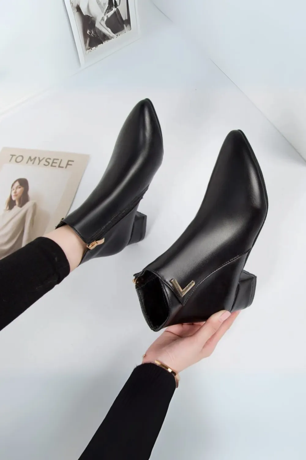 Leather Ankle Boots