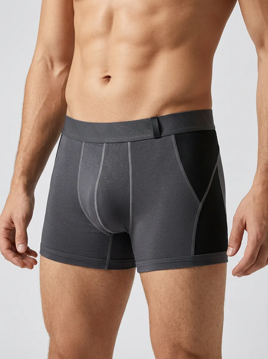Athletic Performance Contrast Stitched Boxer Briefs