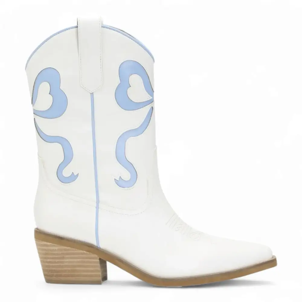 Miriam Bow Ribbon Design Coquette Booties