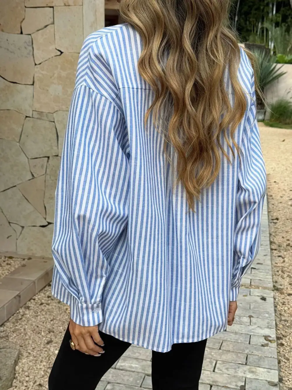 Classic Striped Button Down Shirt