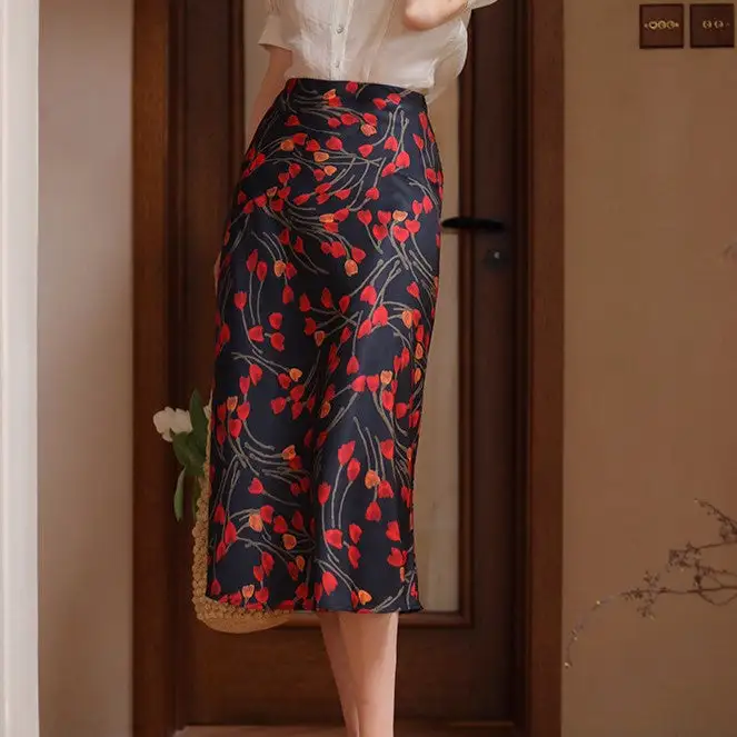 Balanced Essential Everyday Casual Floral Skirt