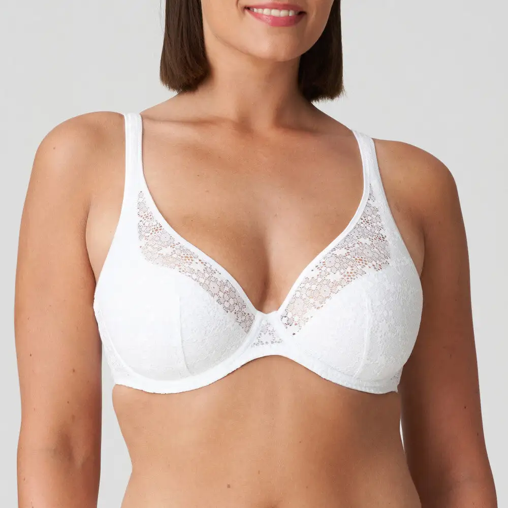 Women's Push-Up Plunge Lace Triangle Bra