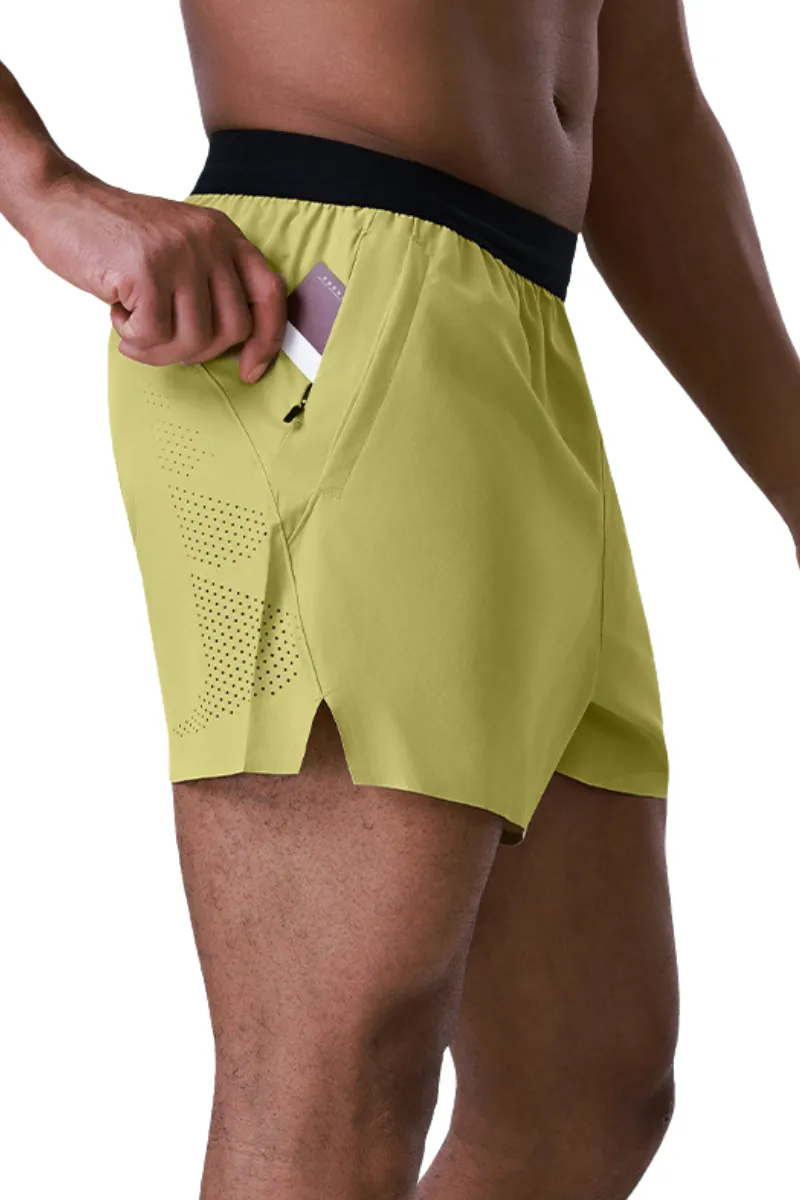 Quick Dry Storage Pocket Stretch Athletic Shorts