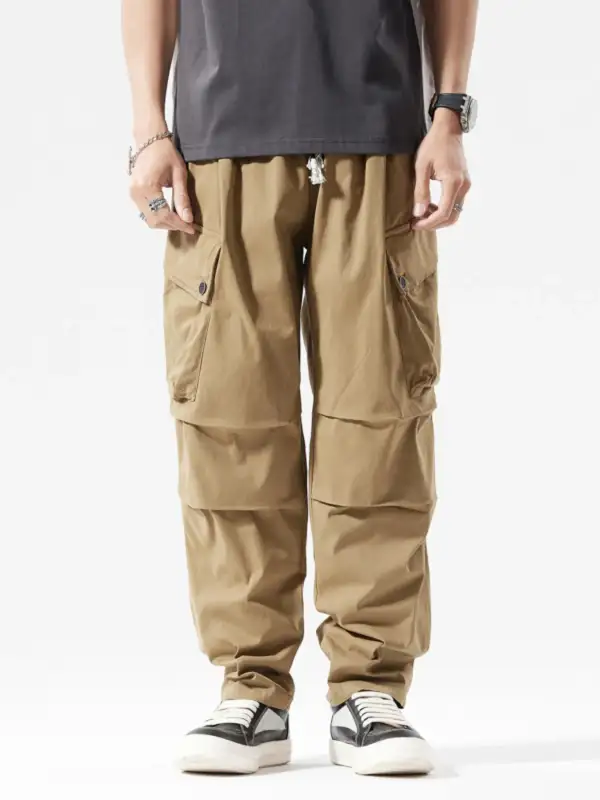Men’s Loose Fit Multi-Pocket Cargo Pants