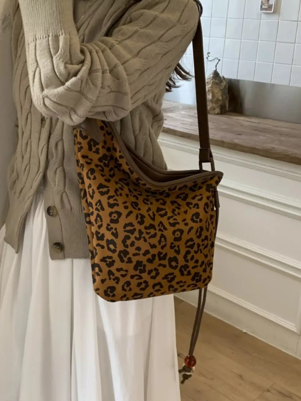 Asymmetric Lightweight Crossbody Bag