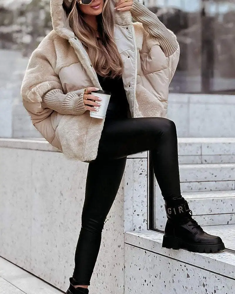 Knit Hooded Hoodie