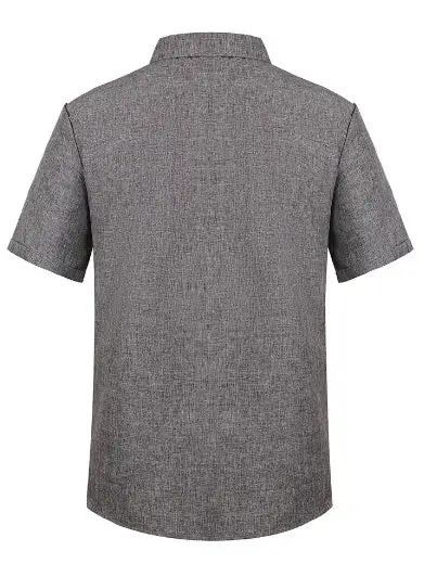 Cotton Linen Short Sleeve Shirt