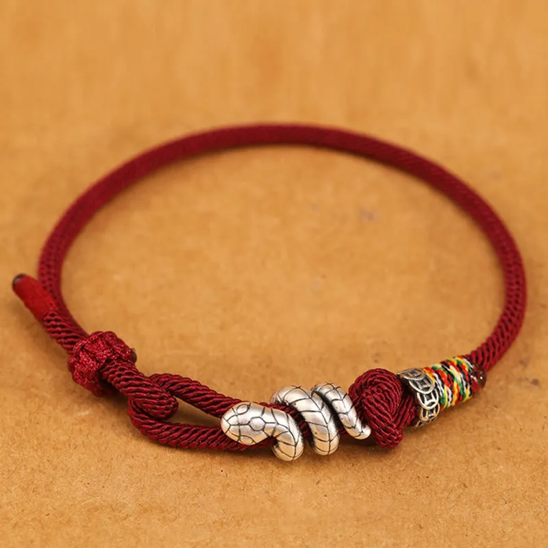 String Sterling Silver Snake Coin Ring Snake Bracelet