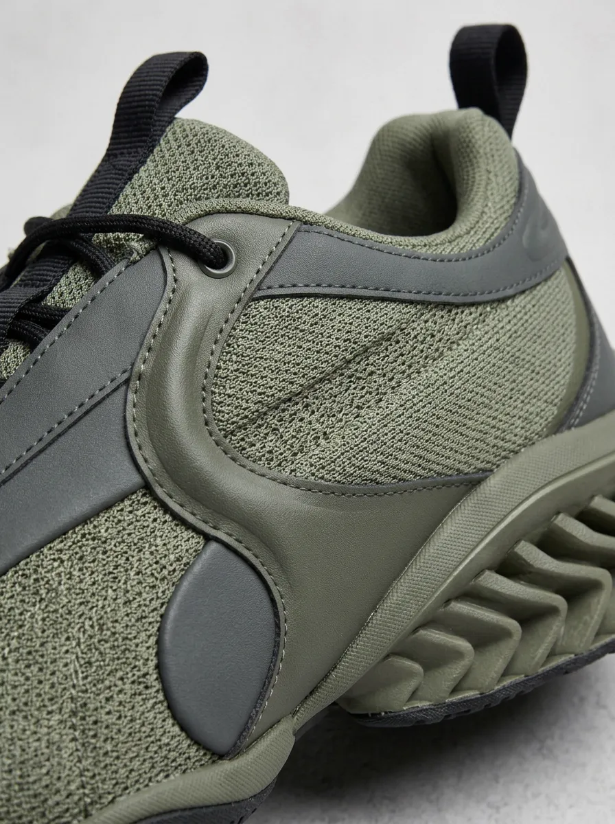 Unisex Olive Green Sneaker Graphic