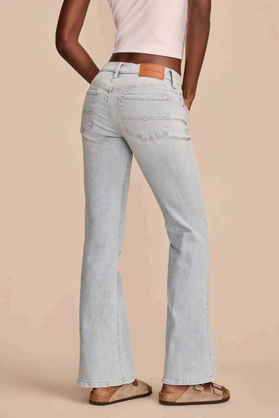 Casual Style Mid Rise Sweet Flare