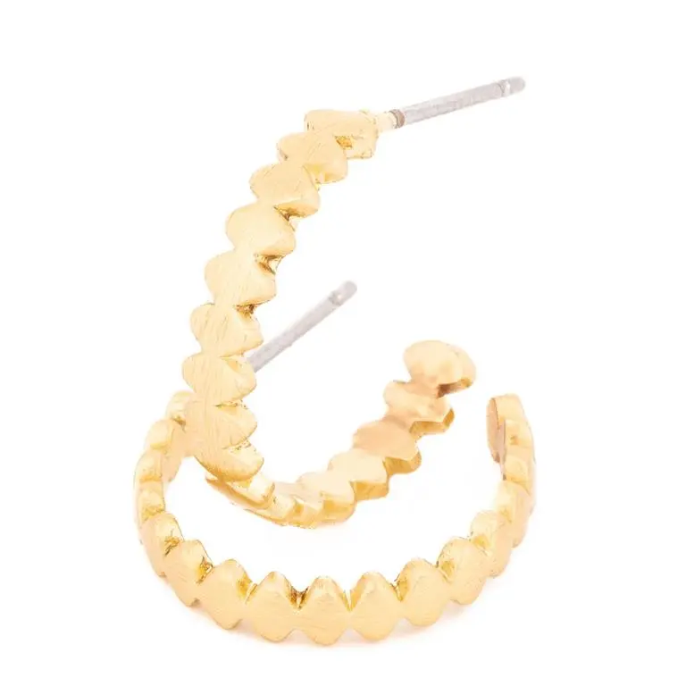 Detailed Hoop Earrings