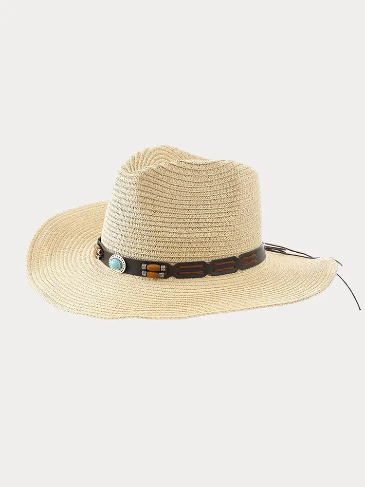 Classic Summer Straw Fishing Beach Hat