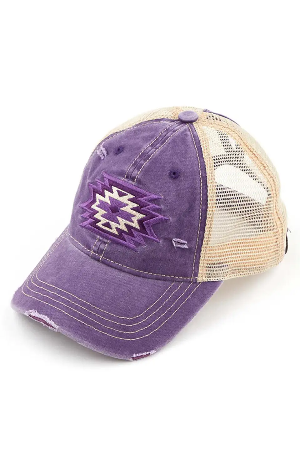 Mesh Aztec Cap