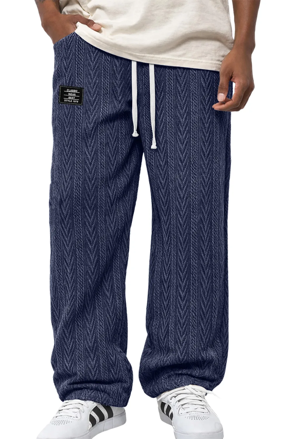 Jacquard Pull On Trousers