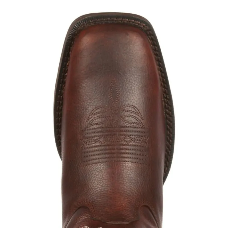 Rugged Square Toe Pull-On Western Boots