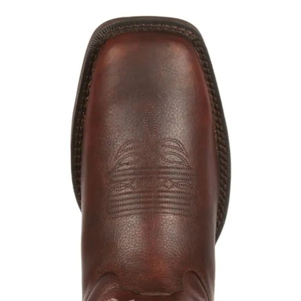 Rugged Square Toe Pull-On Western Boots