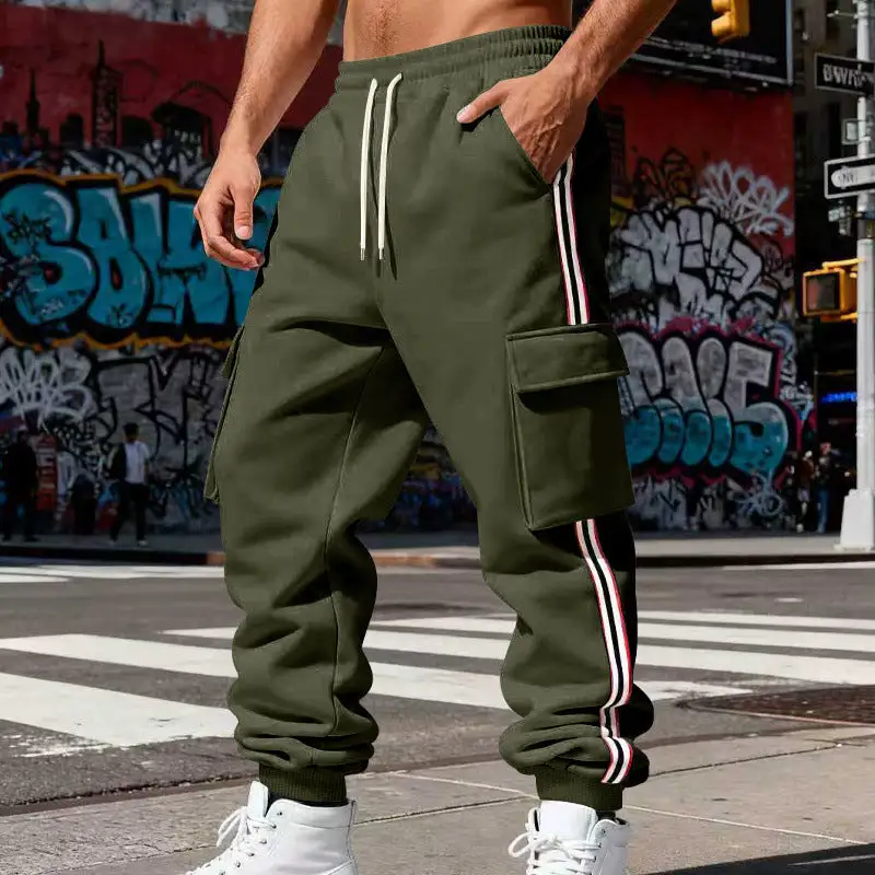 Men's Cargo Jogging Pants Pockets Cargo Pants Utility Fit
