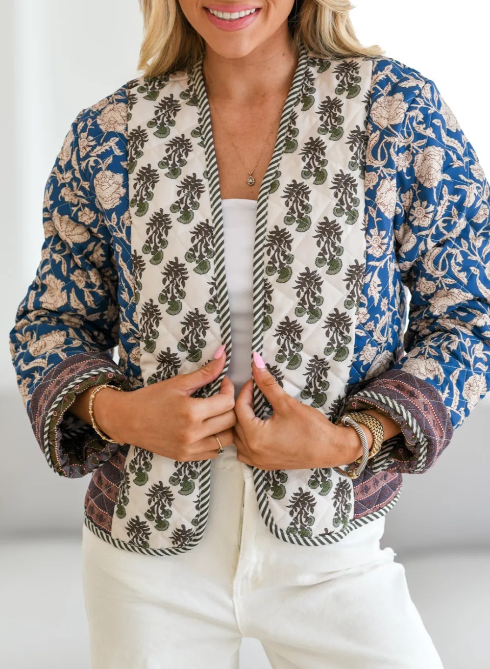 Patchwork Quilted Jacket