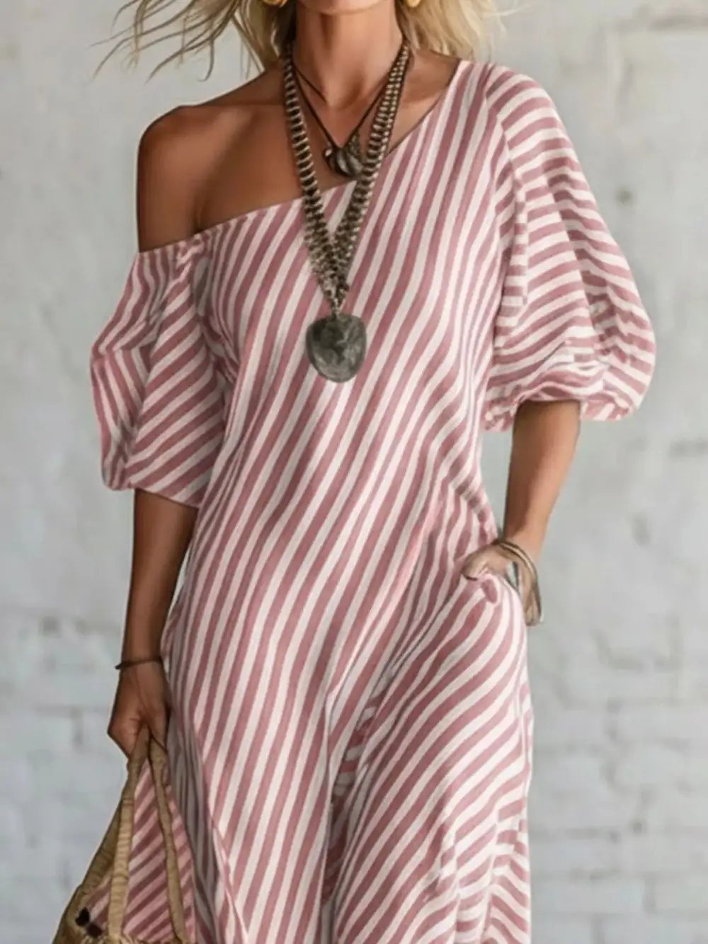 Striped Maxi Dress